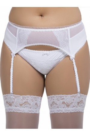 061 Garter belt White S-8XL