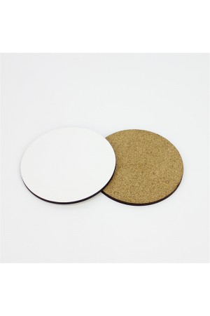 CS002 Sublimation Round Cork Coaster