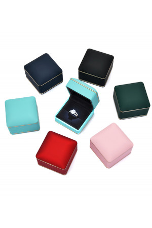 RB001 LED wedding ring box 6.5x6.5x4.8cm