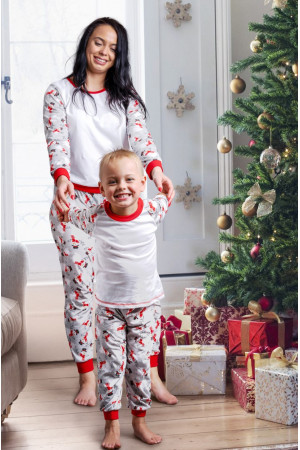1 Snowman Pattern no 1 Nine X 100% Cotton Women's Christmas Pyjama 