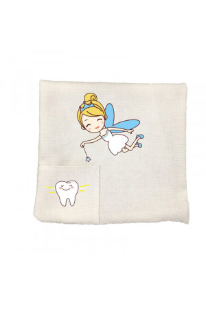 PC001 8 inch Linen Sublimation Tooth Fairy Pillow Case Linen Pocket Pillow Cover
