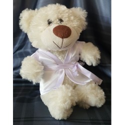 511 Nine X dressing gown for “little bridesmaid teddies”  White