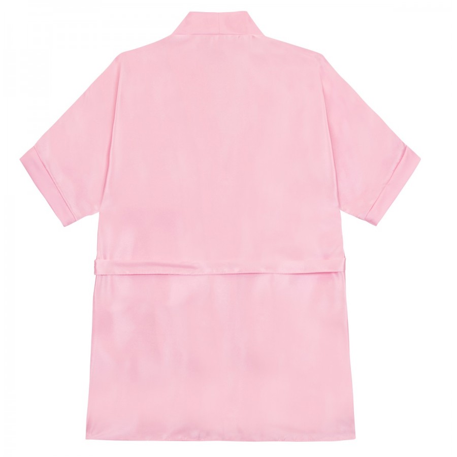 3107 Baby Pink Children Satin Robe